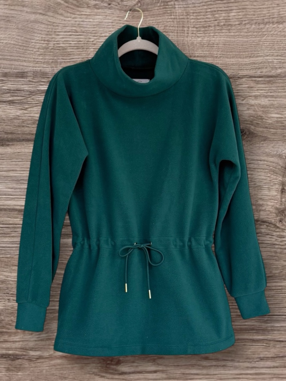 907 Dudley Stephens Lena Tunic Woodland Green Vello Fleece XS